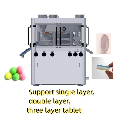 中国 樟脳月の球Diswashingは自動タブレットの出版物機械バイオテクノロジーの単一の二重層3つ錠剤にする サプライヤー