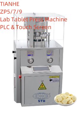 中国 TIANHE 5/7/9 Touch Screen Control Various Chewable Lab Tablet Press Machine サプライヤー