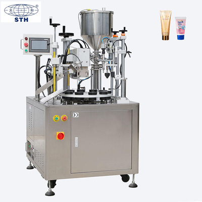 TIANHE 半自動シャンプー プラスチックチューブ 詰め込み 密封機 速度 30チューブ/分 サプライヤー