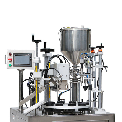 TIANHE 半自動シャンプー プラスチックチューブ 詰め込み 密封機 速度 30チューブ/分 サプライヤー