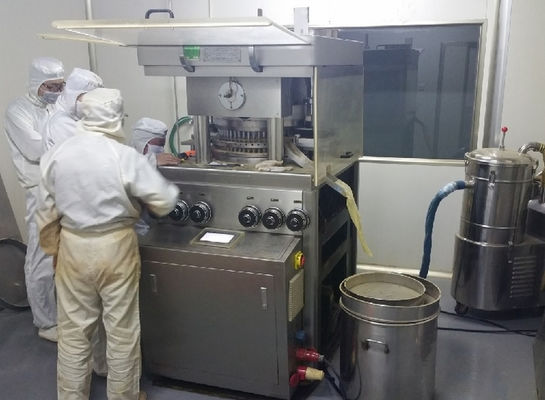 GZP55 High Speed Rotary Tablet Press Machine with 100kN Main Pressure 20kN Pre-Pressure and 396000PCS/H Production Capacity サプライヤー