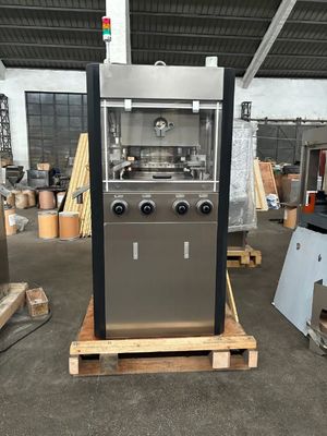 25mm Tablet Automatic Rotary Tablet Press Machine with 100kN Pressure and 40r/min Turret Speed サプライヤー