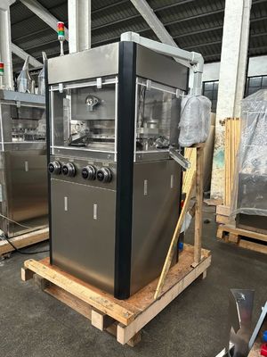 25mm Tablet Automatic Rotary Tablet Press Machine with 100kN Pressure and 40r/min Turret Speed サプライヤー