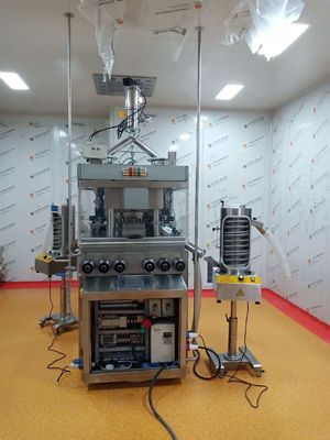 High Speed Rotary Tablet Press with 355200 PCS/H Capacity, 20kN Pre-Pressure and 37 Stations for Pharmaceutical Production サプライヤー