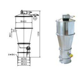 TIANHE 0.6Mpa 1440L/Min SS パネウマティック真空輸送機 3000kg/H サプライヤー